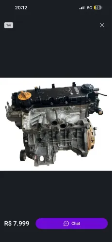 Parcial motor Fiat cronnos 1.3 4cc 