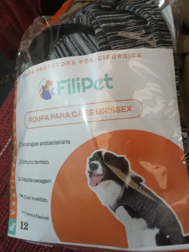 Roupa pós cirúrgica para cachorro