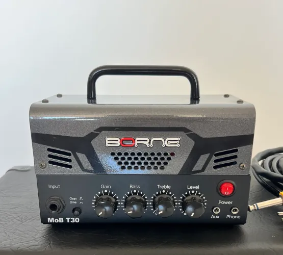 Amplificador / Mini Cabeçote Borne Mob T30 30w Cor Chumbo