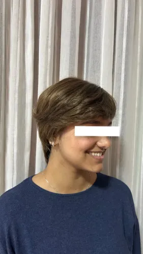 Peruca de cabelo humano 