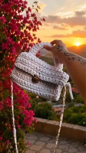 Bolsa bela croche