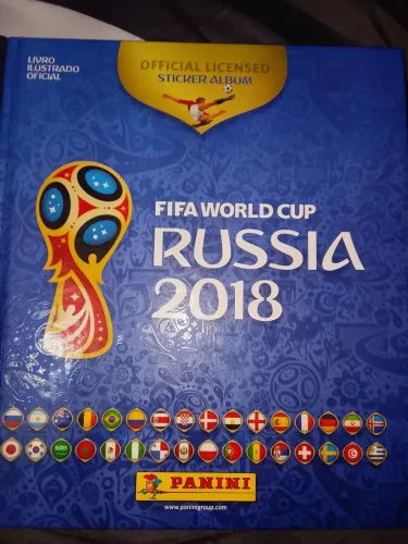 Álbum Oficial Panini FIFA World Cup Rússia 2018 - Excelente Estado