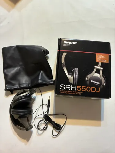 Fone DJ SHURE SRH550 - Nunca usado