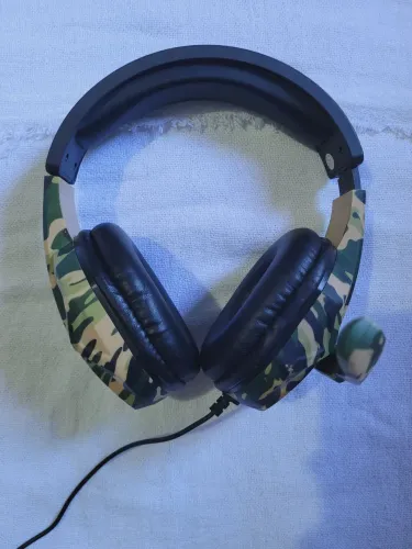 DESAPEGO TOP: Headset Gamer Camuflado NOVO - Som Perfeito, Sem Delay e Preço Baixo