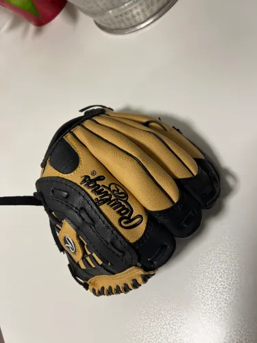 Luva e bola de beisebol 