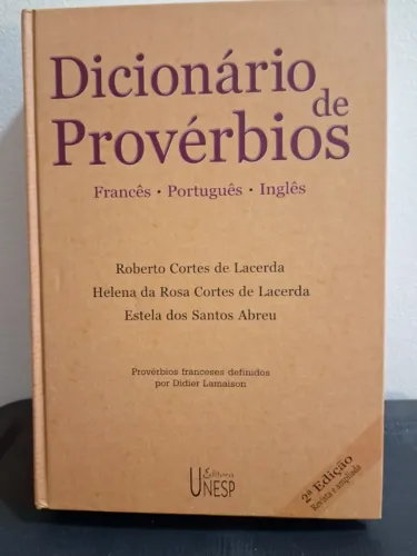 Dicionário de Provérbios Francês, Português, Inglês