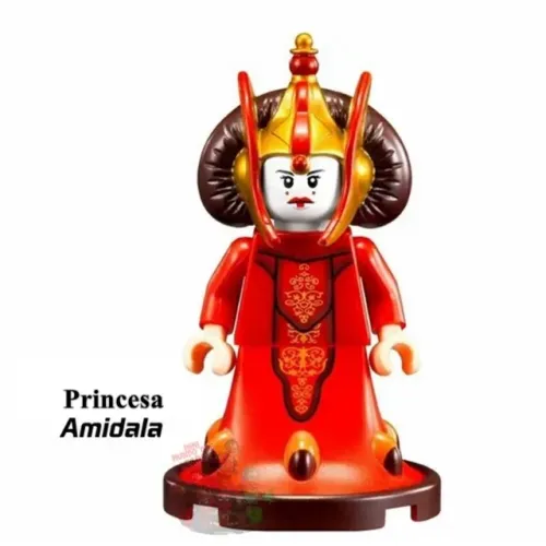 Princesa Amidala Anakin miniatura minifigura brinquedo Luke Leia Obi wan Darth Vader