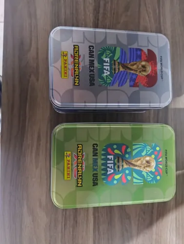 Latas Oficiais Copa do Mundo FIFA 2026 Panini - Kit