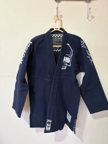 Kimono Kvra azul marinho