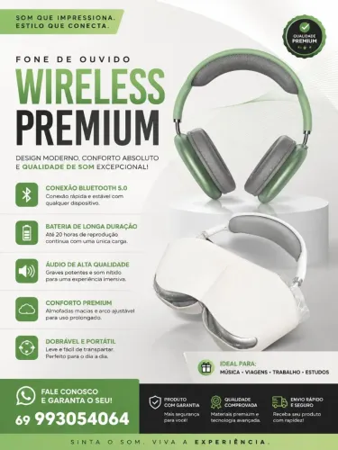 AirPods versão Premium 