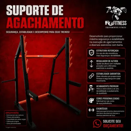 SUPORTE DE AGACHAMENTO - NOVO