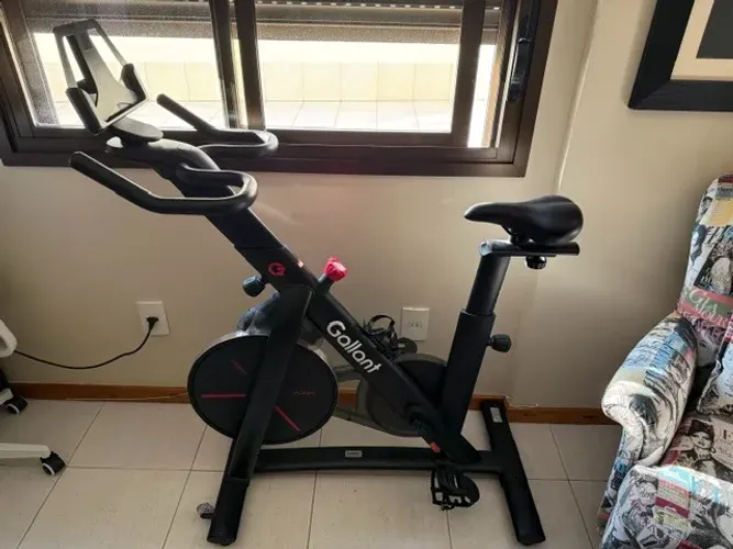 Bicicleta Ergométrica Spinning Gallant Connect Max Magnética Ate 120kg