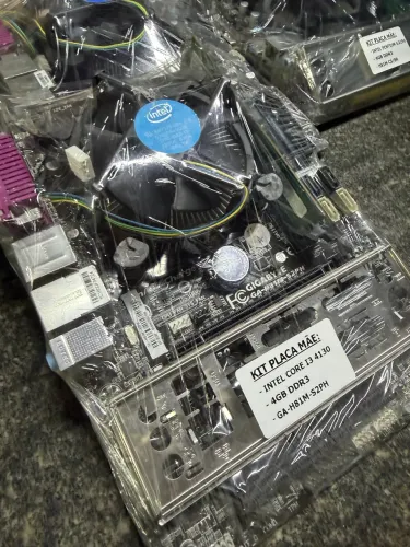 Placa Mãe Completa c/ Hdmi I3 4130 Seminova