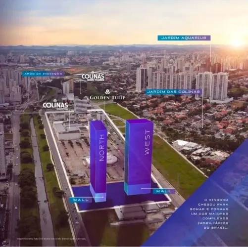 APARTAMENTO Á VENDA COM 1 DORMITÓRIO | KINGDOM TOWERS - TORRE NORTH