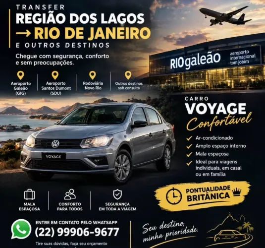 Transfer Região dos Lagos x Rio 