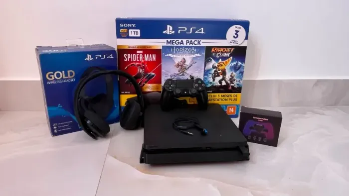 PS4 Slim 1TB Completo