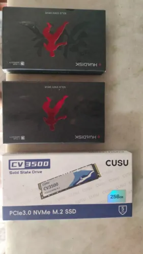 ssd nvme 120 g e 256g ((lacrado))