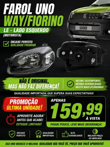 Farol uno way/Fiorino 2010/2015