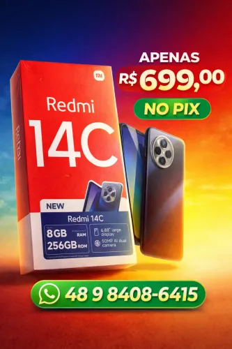 Telefone celular Xiaomi Redmi 14c 
