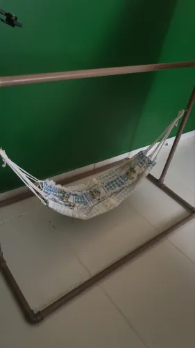 suporte para rede pet + rede