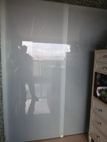 Porta de vidros versatik  2 folhas temperado 