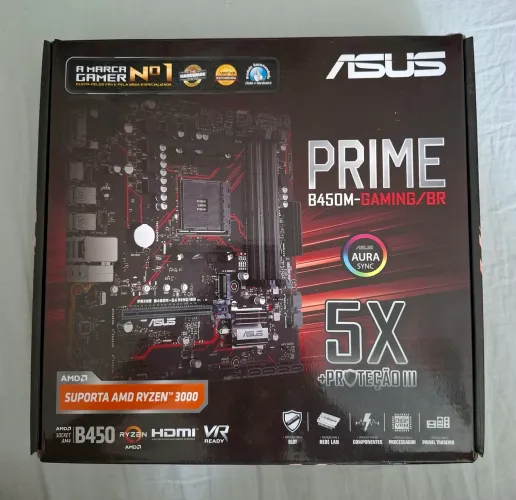 Placa mãe Asus B450M Gaming/br