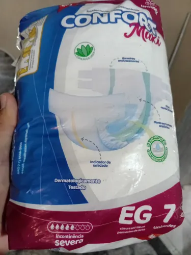 Fraldas Confort Adulto tamanho XG
