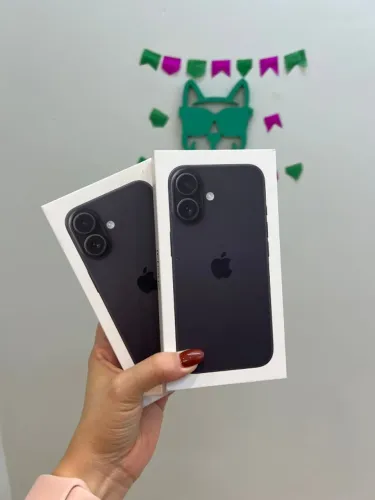 Novo - iPhone 16 128GB Preto - Retirada Loja Savassi