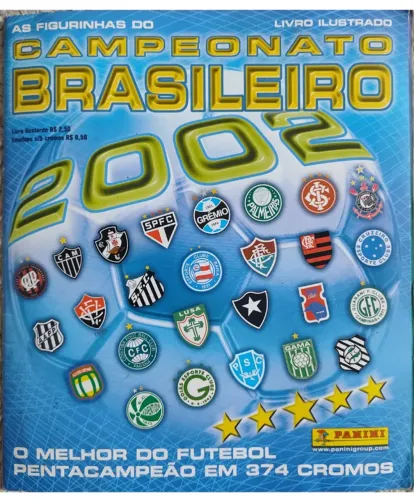 Álbum Figurinha - Campeonato Brasileiro 2002 - Impecável