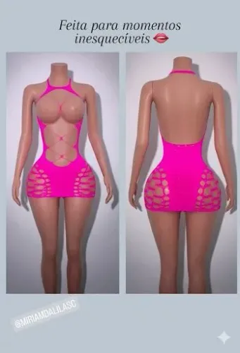 Lingerie sensual (veste do P ao G)