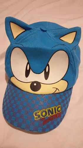 Boné Infantil Sonic o Ouriço oficial SEGA Riachuelo desapego