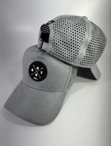 Boné trucker aba curva Camurça