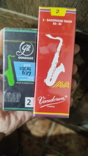 CAIXA DE PALHETAS DE SAX TENOR VANDOREN OU GONZALEZ 