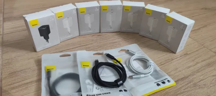 Lote 7 Fonte Baseus 20w Tipo C