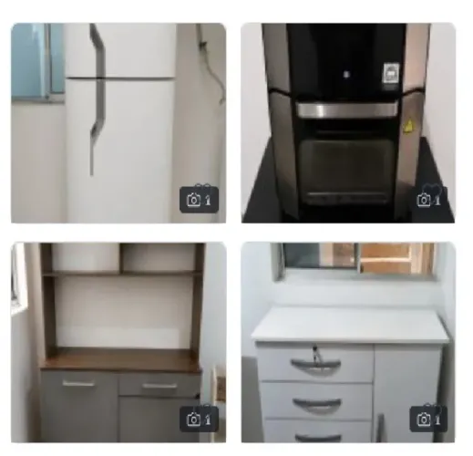 ITENS DE CASA EM LIQUIDAÇÃO TOTAL (Geladeira, Air Fryer, Armário, e)- MOTIVO DE MUDANÇA