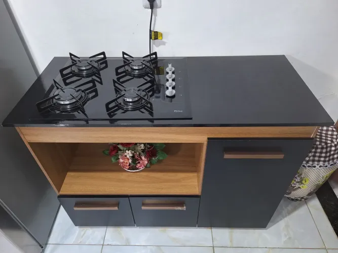 Cooktop 4 Bocas c/ bancada.