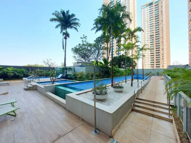 Apartamento com 1 dormitório para alugar, 36 m² por R$ 3.499,34/mês - Setor Bueno - Goiâni