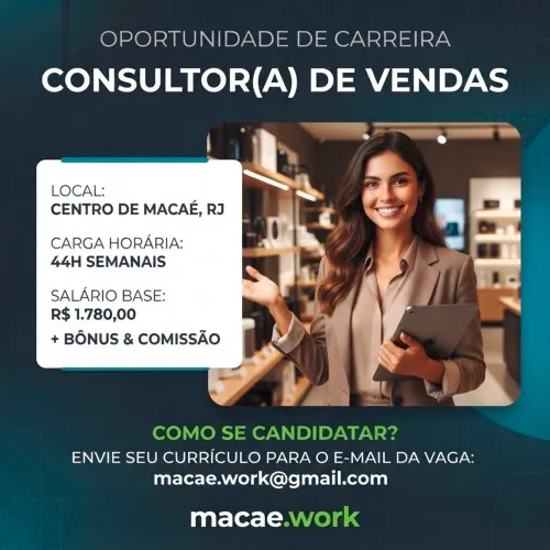 Consultor(a) de Vendas
