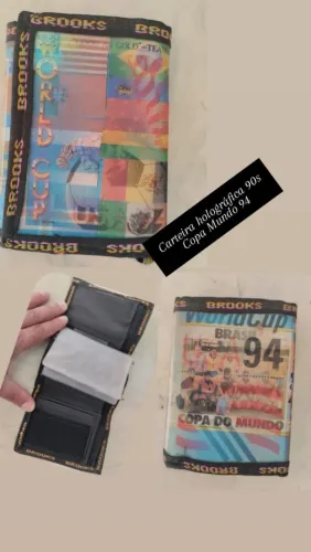 Carteira holográfica copa do mundo 94