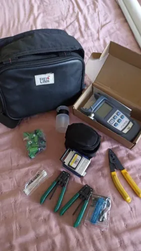 kit fusao mecanica de fibra optica