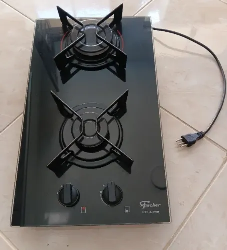 COOKTOP DE 2 BOCAS A GÁS FISCHER