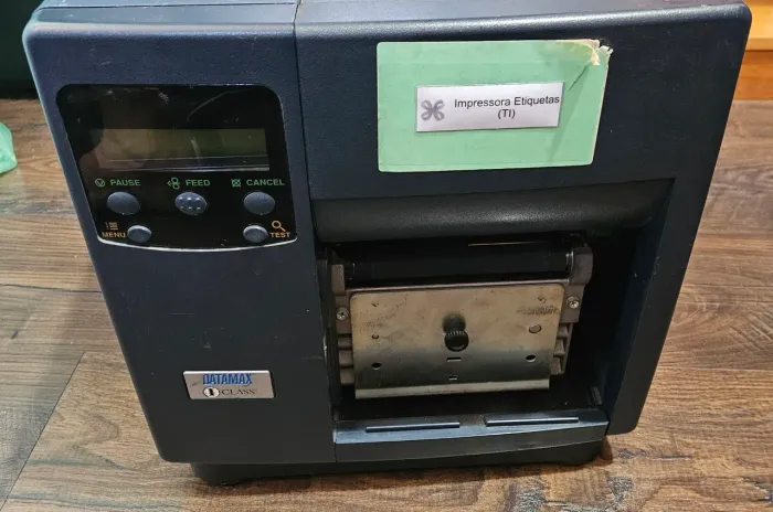 Impressora De Etiquetas Térmica Datamax 4208 Azul-marinho 110/240v (bivolt).