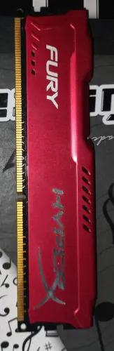 Memória HyperX Fury, 4GB, 1600MHz, DDR3, CL10, Vermelho - HX316C10FR/4