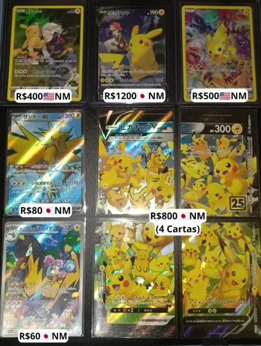Cartas Pokemon muito Raras Originais