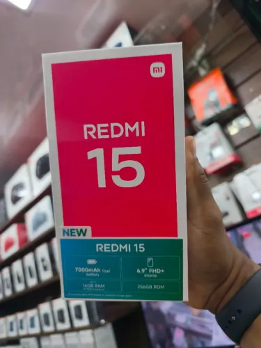 Xiaomi Redmi 15 256/16GB RAM. Bateria de 7.000 mAh. Novo lacrado
