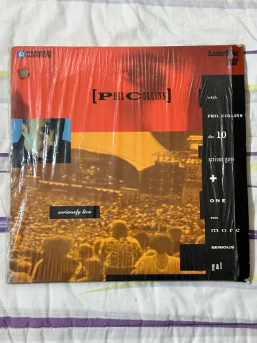 Laser Disc Phil Collins Seriously live