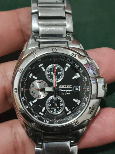 Seiko cronógrafo masculino funcionando perfeitamente 