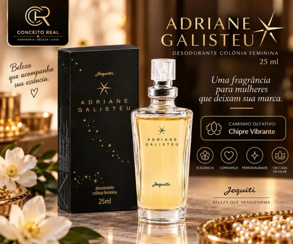 Desodorante Colônia Adriane Galisteu Jequiti 25ml