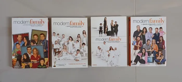 DVD Modern Family, da primeira à quarta temporada.