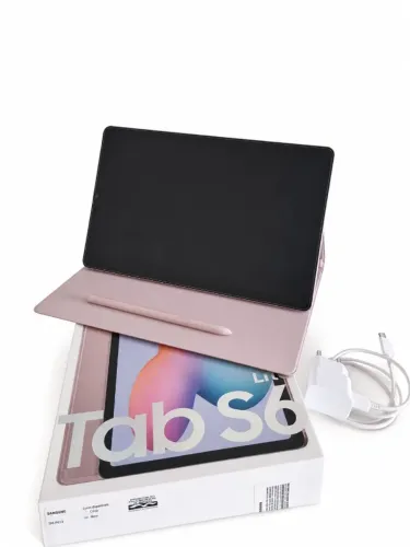 Tablet Galaxy Tab S6 Lite 4G 64gb Rosa + Capa + Spen + película + teclado mouse bluetooth